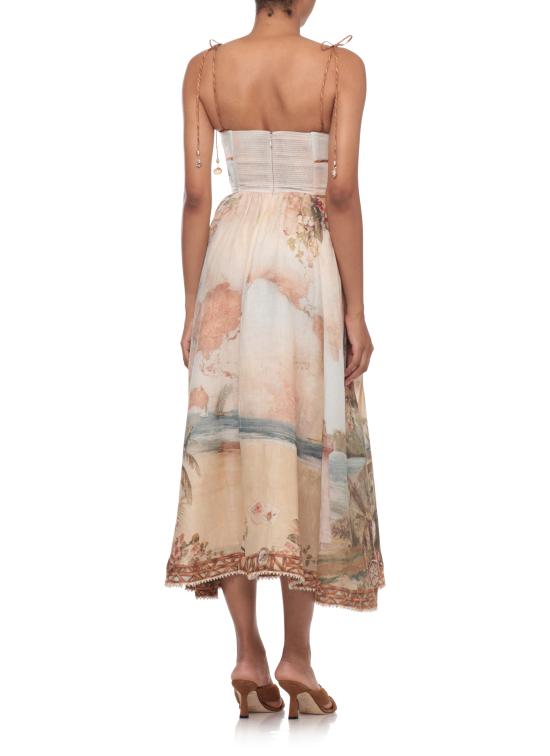 26FW 짐머만 미디 원피스 7895DSS263 ISMB Beige - ZIMMERMANN