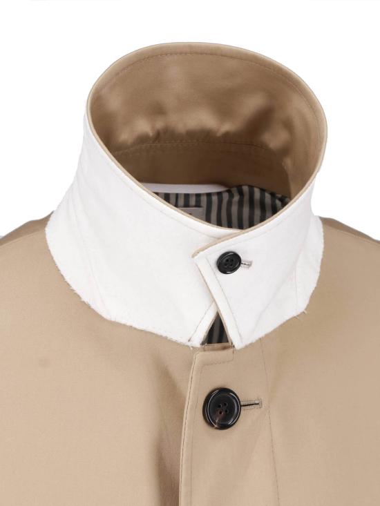 26FW 톰브라운 발마칸 칼라 매킨토시 오버코트 MOC001A 00249 250 BEIGE - THOM BROWNE