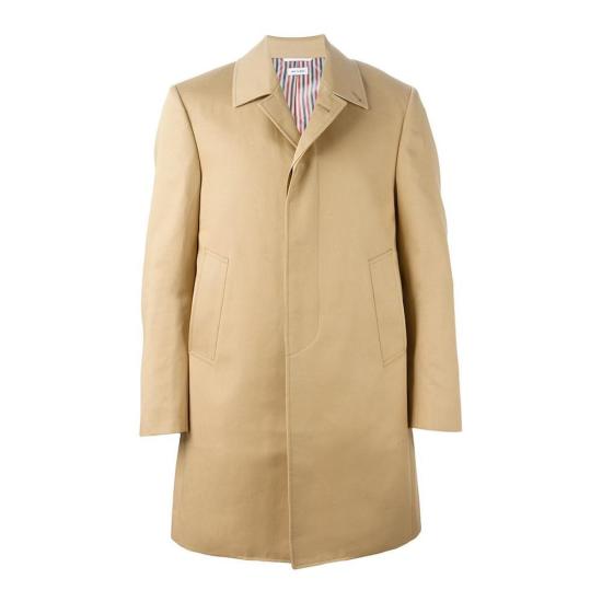 26FW 톰브라운 발마칸 칼라 매킨토시 오버코트 MOC001A 00249 250 Beige