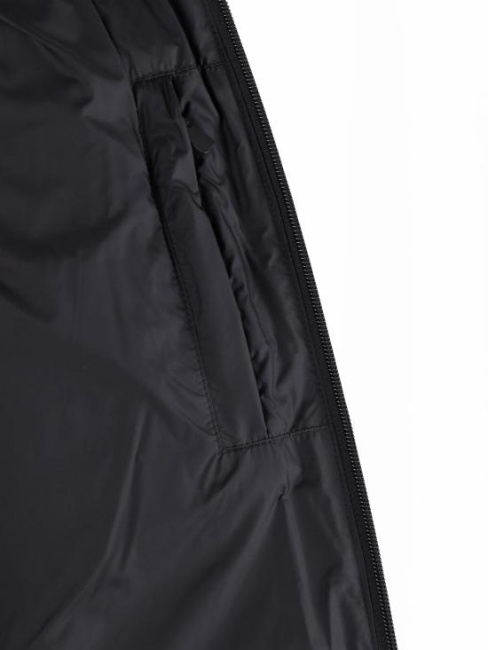 26FW 버버리 체크 테이프 스노우든 푸퍼 자켓 8110196 A1189 Black - BURBERRY
