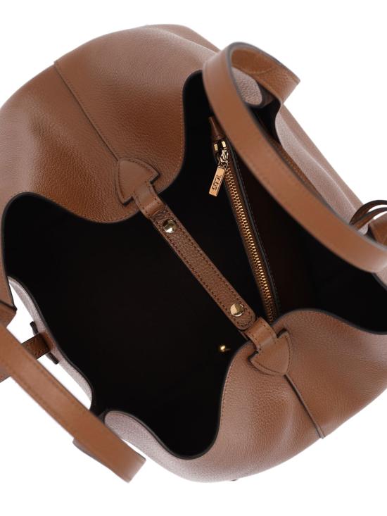 26FW 토즈 T 타임리스 쇼퍼 백 스몰 XBWTSBA0200XSO S600 Brown - TODS