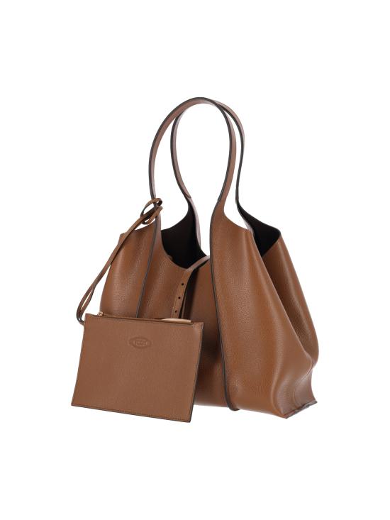 26FW 토즈 T 타임리스 쇼퍼 백 스몰 XBWTSBA0200XSO S600 Brown - TODS