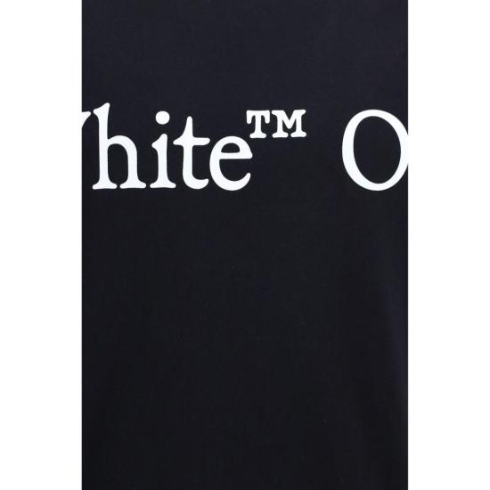 26FW 오프화이트 반팔 티셔츠 더 북키쉬 스카프 티셔츠 블랙 - OFF WHITE