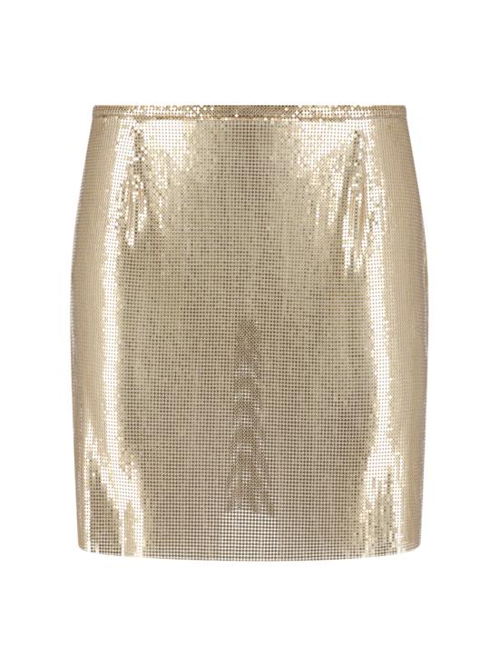 26FW 파코라반 미디 스커트 25PIJU012MH0006 P794 GOLD
