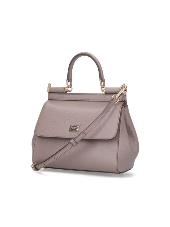 26FW 돌체앤가바나 미디움 시실리 핸드백 BB6003 B1001 80045 Taupe - DOLCE & GABBANA