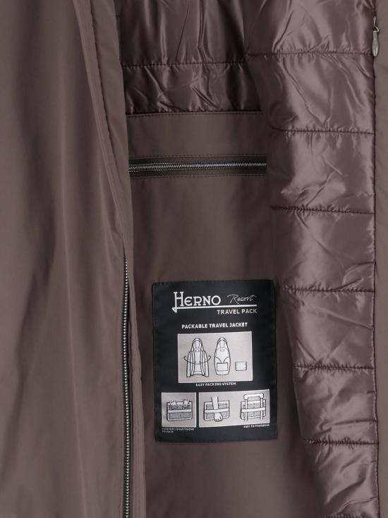 26FW 에르노 포넨테 트래블 나일론 리조트 자켓 GI00071UR 12387SZ 8800 Brown - HERNO