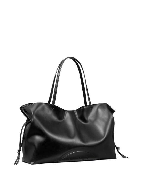 26FW 토리버치 엘라 나투라 엠보스드 토트 백 178767 001 Black - TORY BURCH