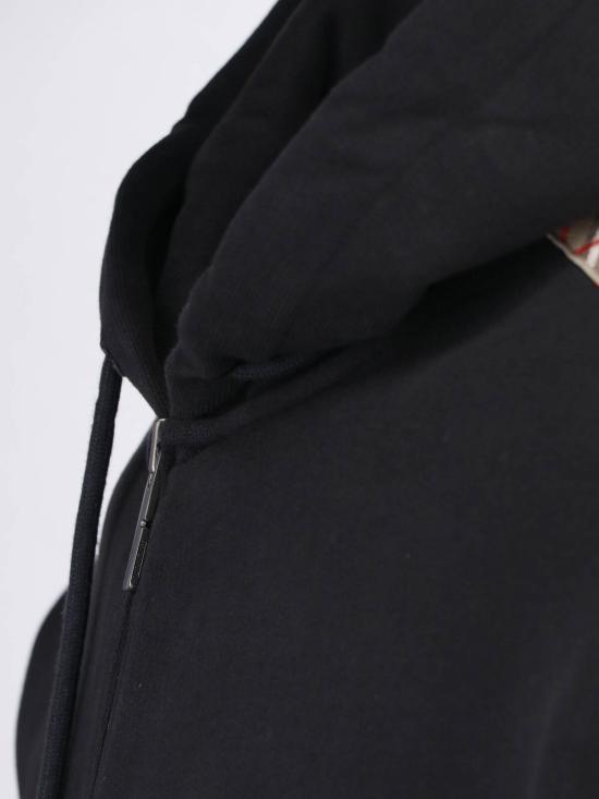 26FW 버버리 후드 티셔츠 8130398 A1189 Black - BURBERRY