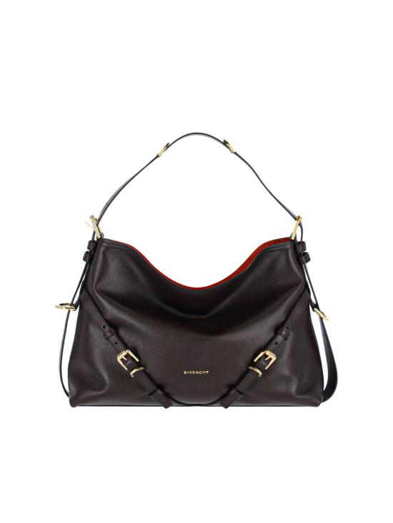 26FW 지방시 부아유 샤이니 레더 미디움 백 BB5131B2AE 206 Brown