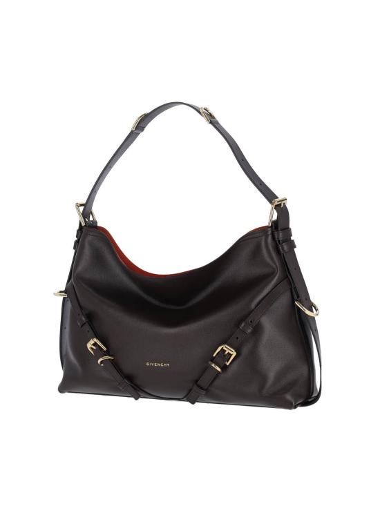 26FW 지방시 부아유 샤이니 레더 미디움 백 BB5131B2AE 206 Brown - GIVENCHY