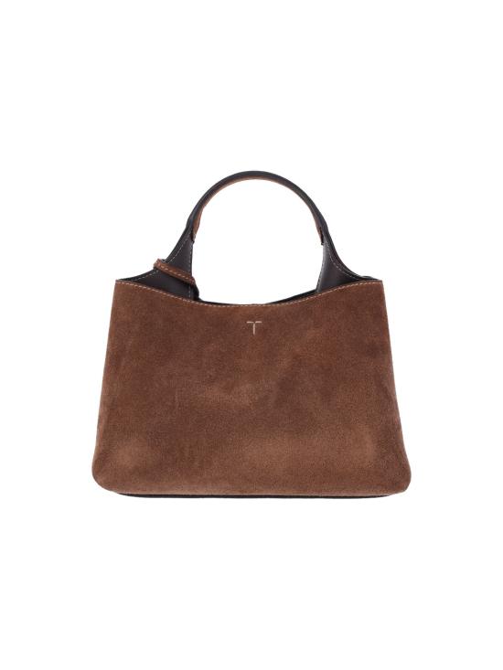 26FW 토즈 마이크로 토트백 XBWAPAEL000XBL 246F Brown - TODS