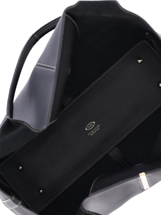 26FW 토즈 미디움 스몰 쇼퍼백 XBWEBRA0250UBL B999 Black - TODS