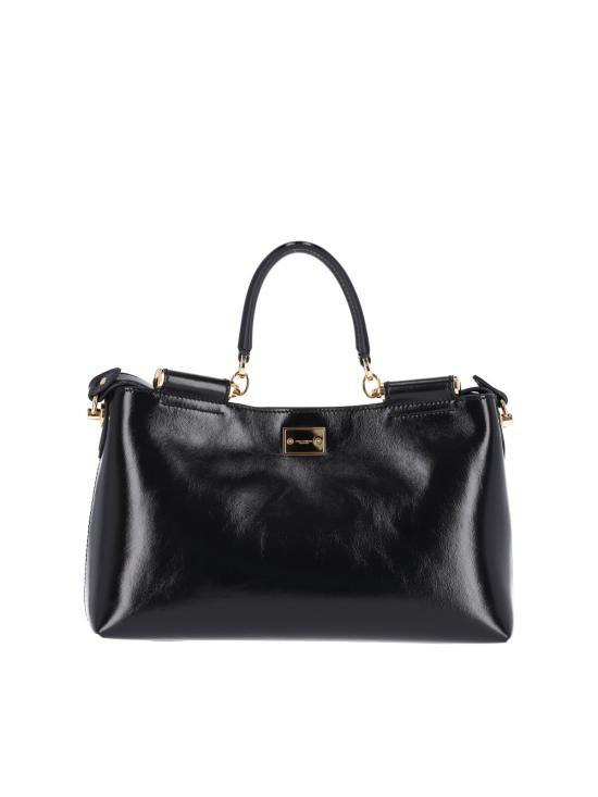 26FW 돌체앤가바나 Medium Vittoria calfskin 핸드백 BB7896 AZ000 80999 Black - DOLCE & GABBANA