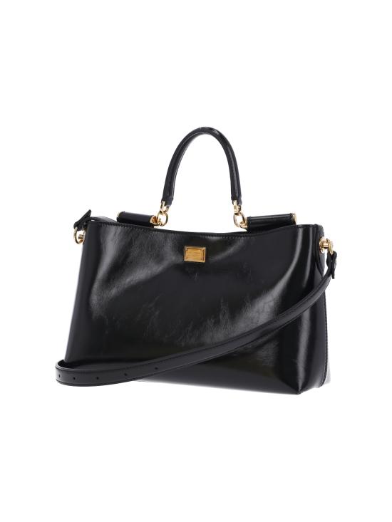 26FW 돌체앤가바나 Medium Vittoria calfskin 핸드백 BB7896 AZ000 80999 Black - DOLCE & GABBANA