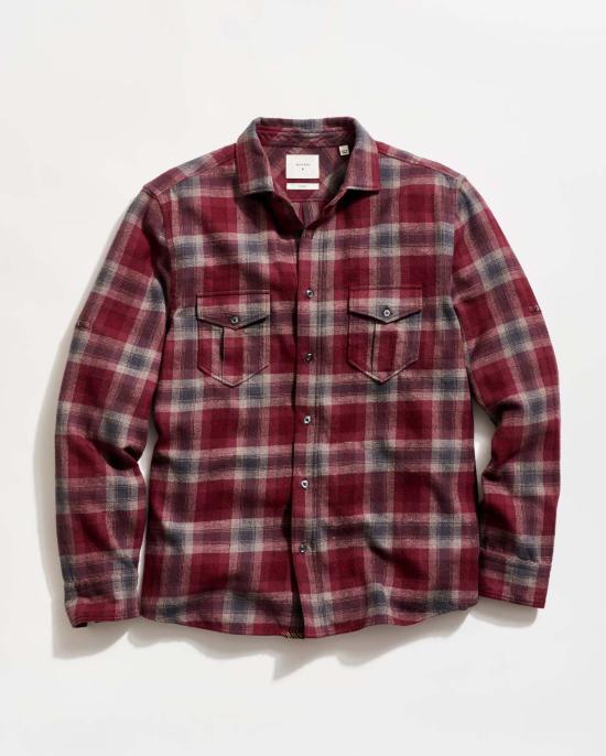  빌리 리드 셔츠 브러시드 볼드 플래드 스카우트  시라 멀티