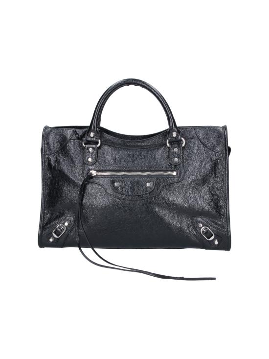 26FW 발렌시아가 르 시티 백 미디움 865760 2ACLR 1000 Black