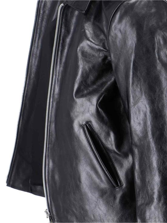 26FW 아워레가시 미니 자켓 탑 다이드 레더 블랙 M4239MTD TOP DYED BLACK LEATHER - OUR LEGACY