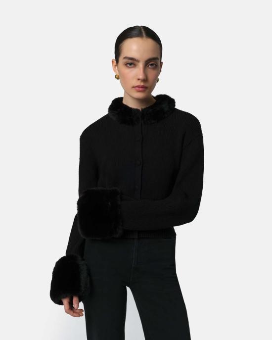  아파리 가디건 Apparis Rosa Cardigan 느와르/느와르
