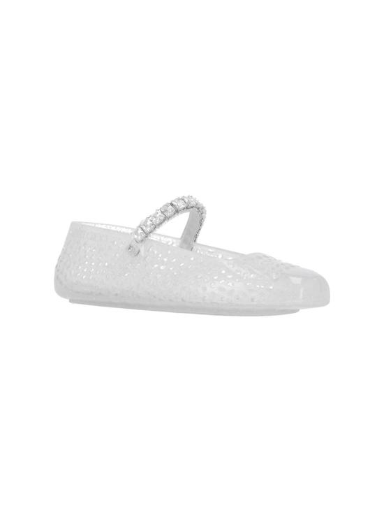 26FW 지미추 플랫 슈즈 THE JELLY NTX CLEAR SILVER MIX CRYSTAL - JIMMY CHOO