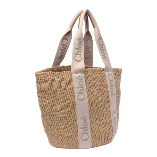 26FW 끌로에 토트백 C23AS380L18 26Y Beige - CHLOE