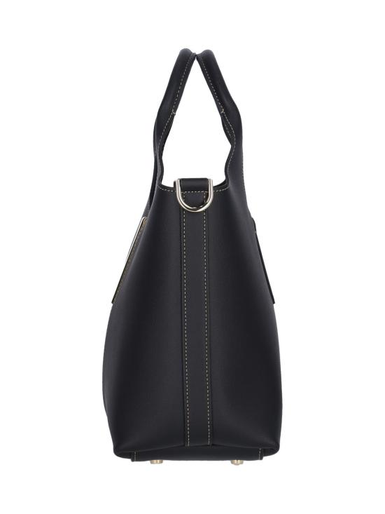 26FW 토즈 레더 미니 토트 쇼핑백 XBWEBRF0100UBL B999 Black - TODS