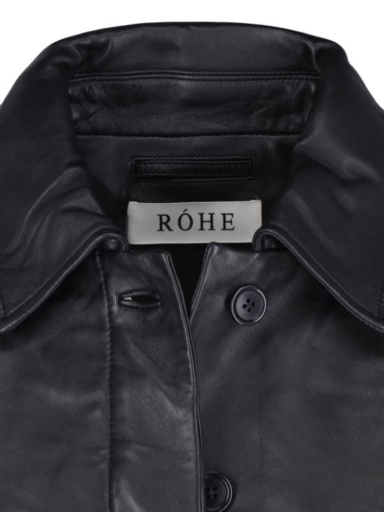 26FW 로에 가죽 자켓 420 11 248 001 Black - ROHE