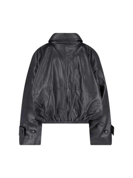 26FW 로에 가죽 자켓 420 11 248 001 Black - ROHE