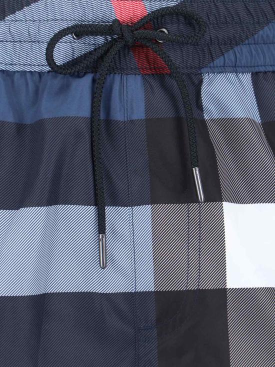 26FW 버버리 체크 스윔팬츠 8112685 A5805 Blue - BURBERRY