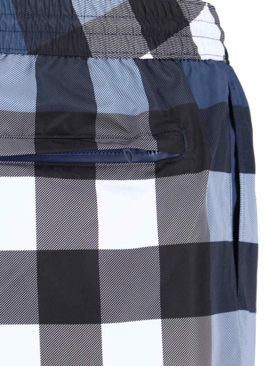 26FW 버버리 체크 스윔팬츠 8112685 A5805 Blue - BURBERRY