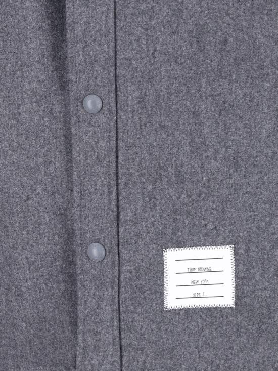 26FW 톰브라운 긴팔 셔츠 MJO055A 06393 035 Grey - THOM BROWNE