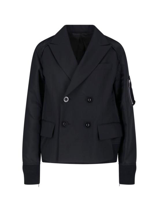 26FW 사카이 자켓 26 08564 001 BLACK