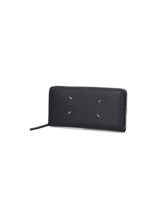26FW 마르지엘라 4스티치 집어라운드 장지갑 S56UI0110 P4455 T8013 BLACK - MAISON MARGIELA