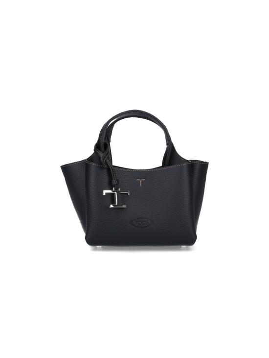 26FW 토즈 마이크로 토트백 XBWAPAFL000QRI B999 Black