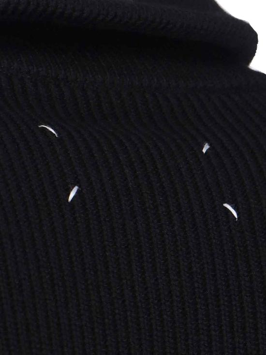 26FW 마르지엘라 니트 집업 가디건 SI1HA0013 S17781 900F Black - MAISON MARGIELA