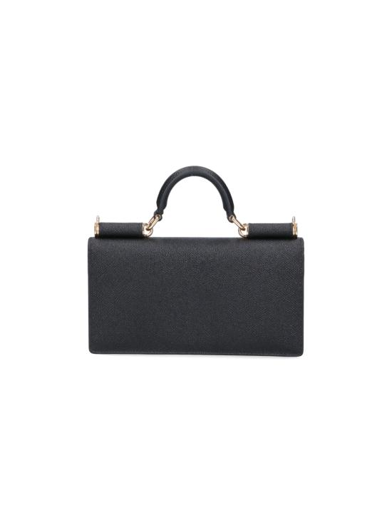 26FW 돌체앤가바나 Dauphine-print calfskin 미니백 BI3280 A1001 80999 Black - DOLCE & GABBANA