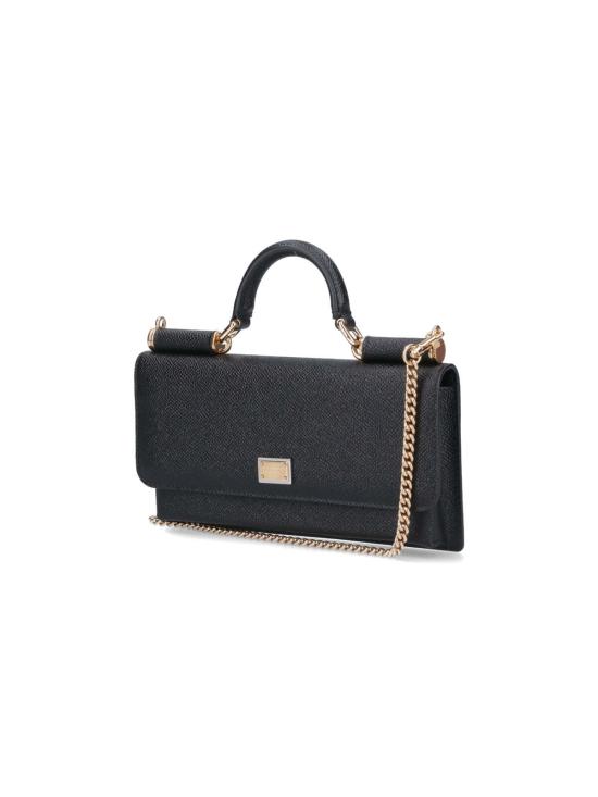 26FW 돌체앤가바나 Dauphine-print calfskin 미니백 BI3280 A1001 80999 Black - DOLCE & GABBANA