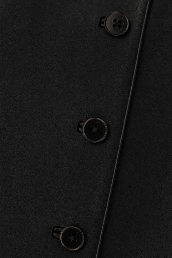 26FW 로테이트 가죽 자켓 116172100BCR2091 100 BLACK - ROTATE