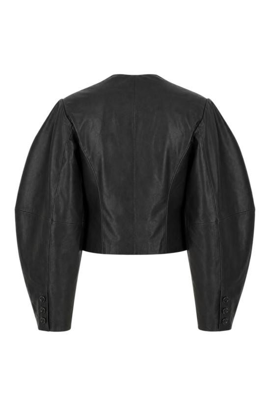 26FW 로테이트 가죽 자켓 116172100BCR2091 100 BLACK - ROTATE