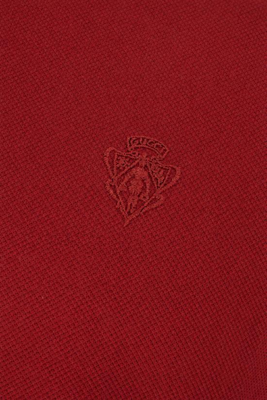 26FW 구찌 자수 코튼 피케 폴로 셔츠 872471XJHX6 6294 BORDEAUX - GUCCI