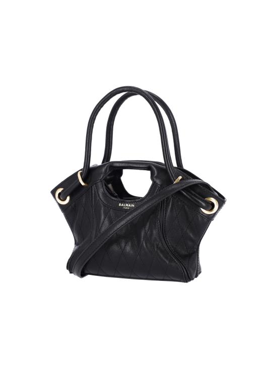 26FW 발망 토트백 HN1FD088LSP6 0PA Black - BALMAIN
