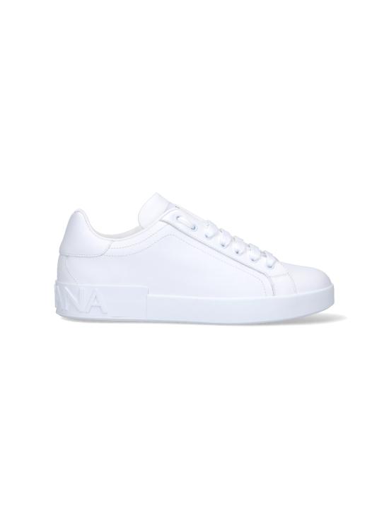26FW 돌체앤가바나 카프스킨 포르토피노 스니커즈 CS1772 A1065 80001 White