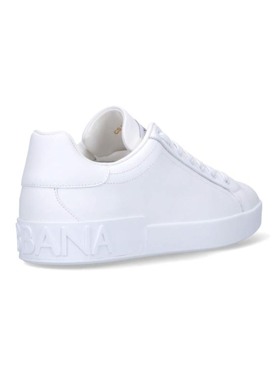 26FW 돌체앤가바나 카프스킨 포르토피노 스니커즈 CS1772 A1065 80001 White - DOLCE & GABBANA