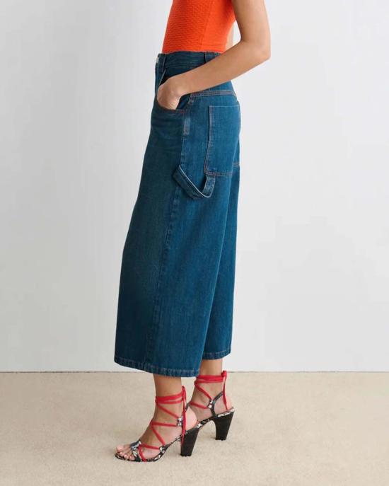  레이첼 코미 데님 팬츠 카펜 팬츠 다크 워시 데님 - RACHEL COMEY