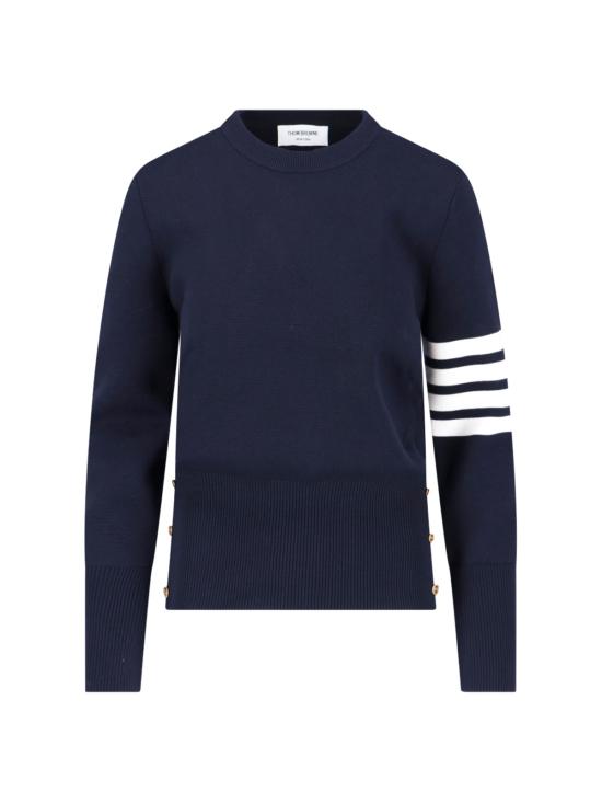 26FW 톰브라운 코튼 밀라노 스티치 4바 풀오버 니트 FKA239A 00219 415 BLUE