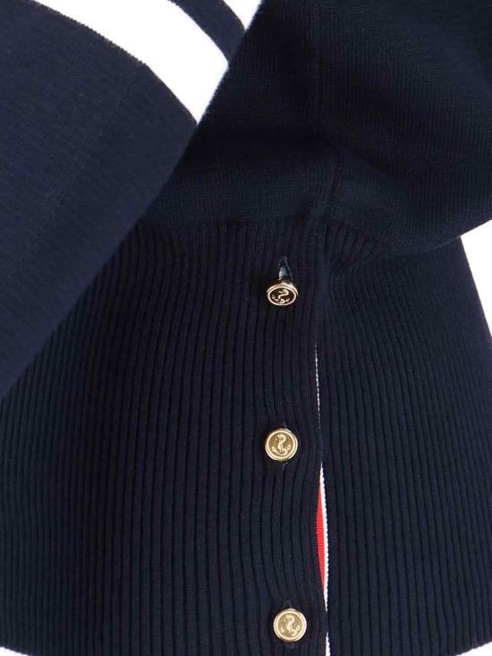 26FW 톰브라운 코튼 밀라노 스티치 4바 풀오버 니트 FKA239A 00219 415 BLUE - THOM BROWNE