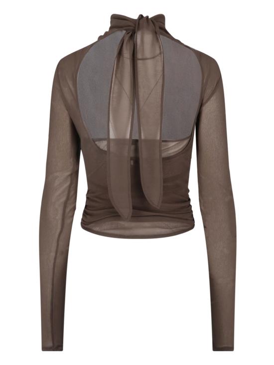 26FW 르메르 긴팔 티셔츠 TS0053 LJ1070 BR423 Brown - LEMAIRE