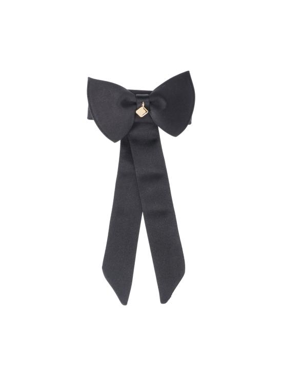 26FW 살바토레 페라가모 헤어 액세서리 796284 001 BLACK