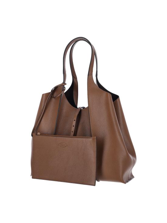 26FW 토즈 T 타임리스 미니 쇼핑백 XBWTSBA0300XSO S600 Brown - TODS