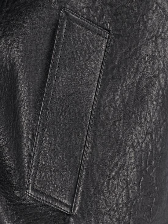 26FW 생로랑 가죽 자켓 858507 YCNF2 1000 Black - SAINT LAURENT