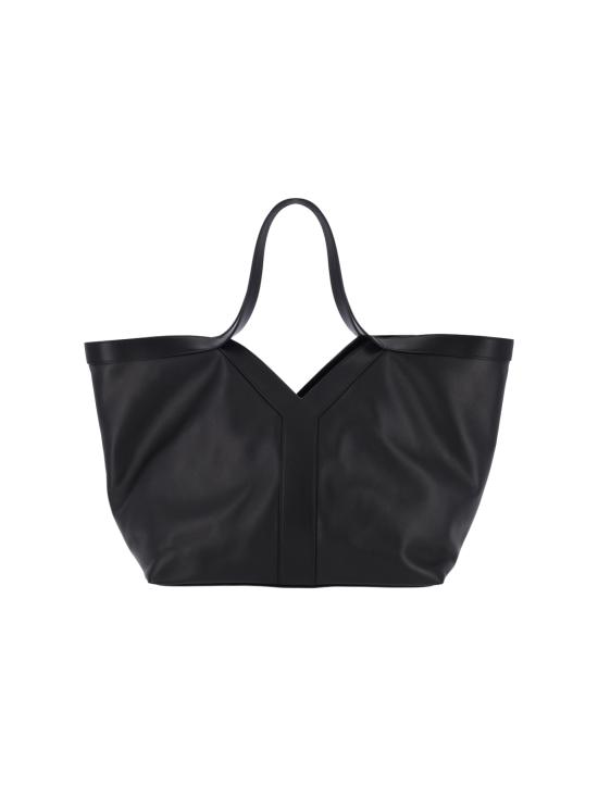 26FW 생로랑 그레인드 레더 Y 토트백 817602 AAEB3 1000 Black